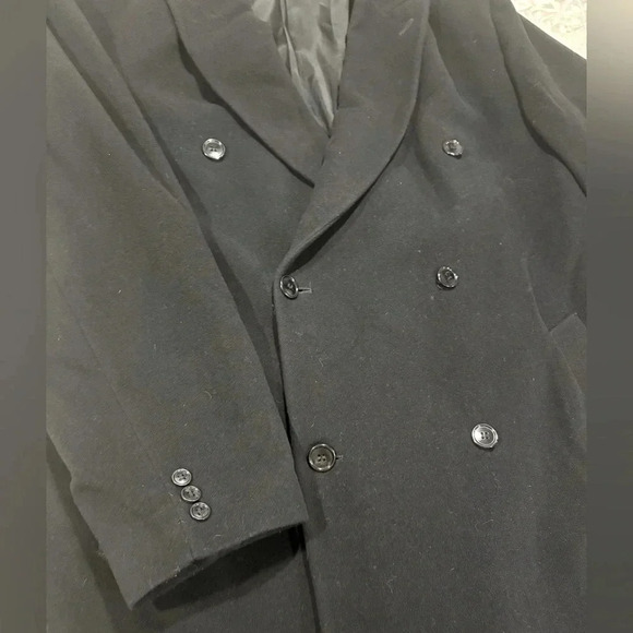 Chaps Ralph Lauren Mens Cashmere Chaps Ralph Lauren Overcoat Jacket L-48 - Picture 6 of 11
